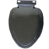 Сиденье для унитаза овал черное 501100