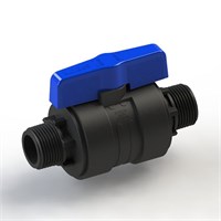 Кран шаровой нар/нар 1/2 - 1/2 ПЭ PN16 SPEKTR 539206