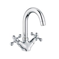 Смеситель для раковины 1/2 кер HB1219 HAIBA п/шпильку 539466