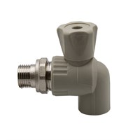 {{photo.Alt || photo.Description || 'Кран американка шар 20-1/2'' угловой EVER® plast СЕРЫЙ (Россия)'}}