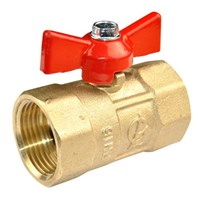 Кран шаровой 3/4'' вн/вн бабочка Практик 130  ГАЛЛОП 540542