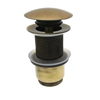 Донный клапан click-clack , короткий без перелива 1 1/4 , бронза 880118