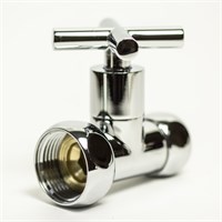Вентиль запорный прямой для П/С 1''х3/4'' вн/вн крест 541541