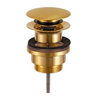 Донный клапан универсальный 1”1/4 Remer 905CCR114BG, золото брашированное 860991