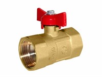 Кран шаровой 1'' вн/вн бабочка Практик 130 ГАЛЛОП 542357