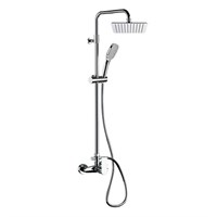 Душевая система Remer Energy Square Line, верх. душ 25 х 25 см для душа, хром 880500