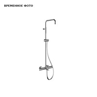 Душевая система термостатическая Remer (шланг, смеситель и колонна), черный матовый 868698