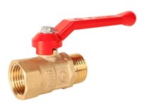 Кран шаровой 1/2'' вн/нар  рукоятка Практик  121  ГАЛЛОП 542735