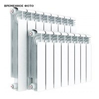 Алюминиевый радиатор Rifar Alum 500/90/13 секций (боковое подключение, цвет белый глянцевый) 883604