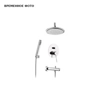 Душевой набор Remer Minimal (верх.душ с крон, смес. СМ, лейка, душ, излив), хром (снято с пр-ва) 880803