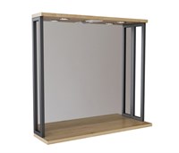 {{photo.Alt || photo.Description || 'Зеркальный шкаф "БРУКЛИН" 80 Дуб Бунратти с подсветкой ЛОФТ (ЛДСП)'}}