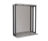 {{photo.Alt || photo.Description || 'Зеркальный шкаф "БРУКЛИН" 60 Бетон с подсветкой ЛОФТ (ЛДСП)'}}