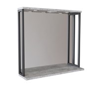 {{photo.Alt || photo.Description || 'Зеркальный шкаф "БРУКЛИН" 80 Бетон с подсветкой ЛОФТ (ЛДСП)'}}