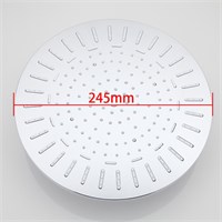 {{photo.Alt || photo.Description || 'Лейка для душа FRAP F008-25 (тропический душ, круг D245мм, 1 режим, белый/хром)'}}