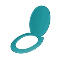 Сиденье для унитаза  бирюзовое Н ИНКОЭР 542419