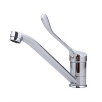 {{photo.Alt || photo.Description || 'Смеситель для кухни 40к F4254 FRAP МЕДИЦИНСКИЙ (плоск.длин.пов. излив, п/шпильку, хром, латунь)'}}