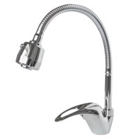 Смеситель для кухни 40к F4302-B FRAP (гибкий излив, с 2х реж. аэратором, п/гайку, хром, силумин) 544590