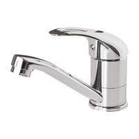 Смеситель для кухни 40к F4502-2-B FRAP (плоский пов.излив, п/гайку, хром, силумин) 543640