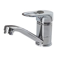 Смеситель для кухни 40к F4504 FRAP (плоский пов.излив, п/шпильку, хром, латунь) 544597