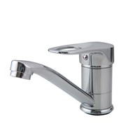 Смеситель для кухни 40к F4504-2 FRAP (плоский пов.излив, п/гайку, хром, латунь) 522580