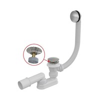 Обвязка для ванны 57 см click/clack хромирован.латунь  A504CKM/AG210135160 Alcadrain 545485