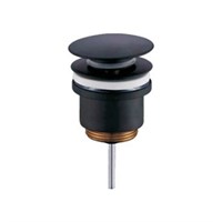 Выпуск для сифона click-clack цельномет. пробка 63мм без перелива F62-7 FRAP ЧЕРНЫЙ 543844