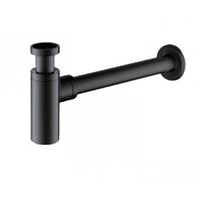 Сифон комбинированный без вып. бок. F82-7 FRAP ЧЕРНЫЙ 544007