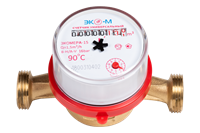 Счетчик для воды СГВ-15 антимагнитный с обратным клапаном  (монт.длина 110 мм, с монт.ком) ЭКОМЕРА 546135