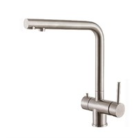 Смеситель для кухни 35к HB70304-1 HAIBA с вых. для питьевого фильтра НЕРЖ^ 547836