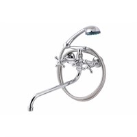 {{photo.Alt || photo.Description || 'Смеситель для ванны и раковины 1/2 кер ПРОФСАН ПСМ-158-К89 "СТАНДАРТ А" эксцентрики"РУС", КРЕСТ ХРОМ'}}