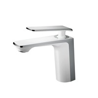 Смеситель для раковины 35к HB10548-8 HAIBA БЕЛЫЙ/ХРОМ^ 547879