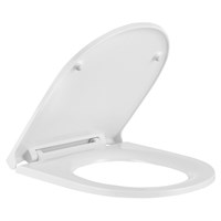 Сиденье для унитаза Best белое дюр.нерж.кр.м/лифт, съем 