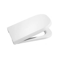 Сиденье для унитаза Domino белое дюр.нерж.кр.м/лифт, съем 