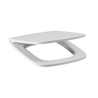 Сиденье для унитаза Infinity Slim  белое дюр.нерж.кр.м/лифт, съем 