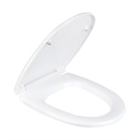 Сиденье для унитаза Iris белое дюр.нерж.кр. 