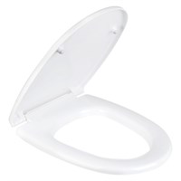 Сиденье для унитаза Liga/iris белое дюр.нерж.кр. 