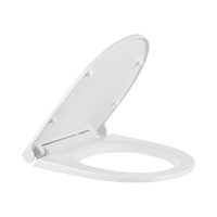 Сиденье для унитаза Mars белое дюр.нерж.кр.