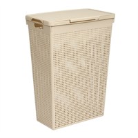 {{photo.Alt || photo.Description || 'Корзина д/белья "Лофт" узкая с крышкой 50л латте'}}