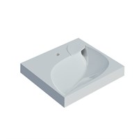 {{photo.Alt || photo.Description || 'Раковина над стиральной машиной "List-60*55" ш*г, с кронштейнами  (Madera)'}}