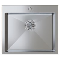 {{photo.Alt || photo.Description || 'Мойка настол.монтаж 60х45 (3,0) вып 3 1/2  MIXLINE PRO 22см с сифоном (сатин)'}}