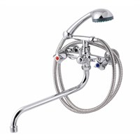 Смеситель для ванны и раковины 1/2 кер ПРОФСАН ПСМ-157-К50 