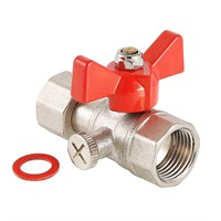 Кран д/маном шаровой 1/2''вн -1/4''вн накид гайка VT.807.N.0402 VALTEC 538982