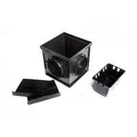 Дождеприемник пластиковый (2 перегородки + корзина для мусора) 300*300*297 B125 (4330V) 549127