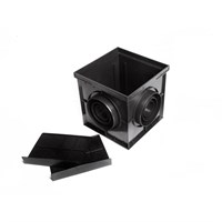 Дождеприемник пластиковый (2 перегородки)  200*200*197 B125 (4200) 549125