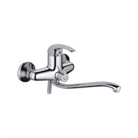 Смеситель для ванны и раковины 40к CN2229 CRON S-излив 300 мм, ХРОМ 549303