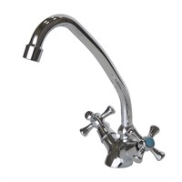 Смеситель для кухни 1/2 кер CN4242 CRON высокий пов. излив, ХРОМ 549362