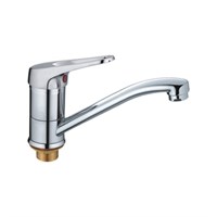 Смеситель для кухни 35к CN4513-2 CRON короткий пов. излив 149 мм,  п/гайку, ХРОМ 549335