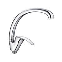 Смеситель для кухни 40к CN4121-2 CRON высокий пов. излив, п/гайку, ХРОМ 549299