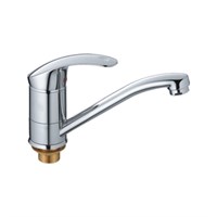 Смеситель для кухни 40к CN4521-2 CRON короткий пов. излив 148 мм, п/гайку, ХРОМ 549300