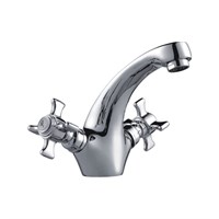 Смеситель для раковины 1/2 кер CN1024 CRON литой, ХРОМ 549356